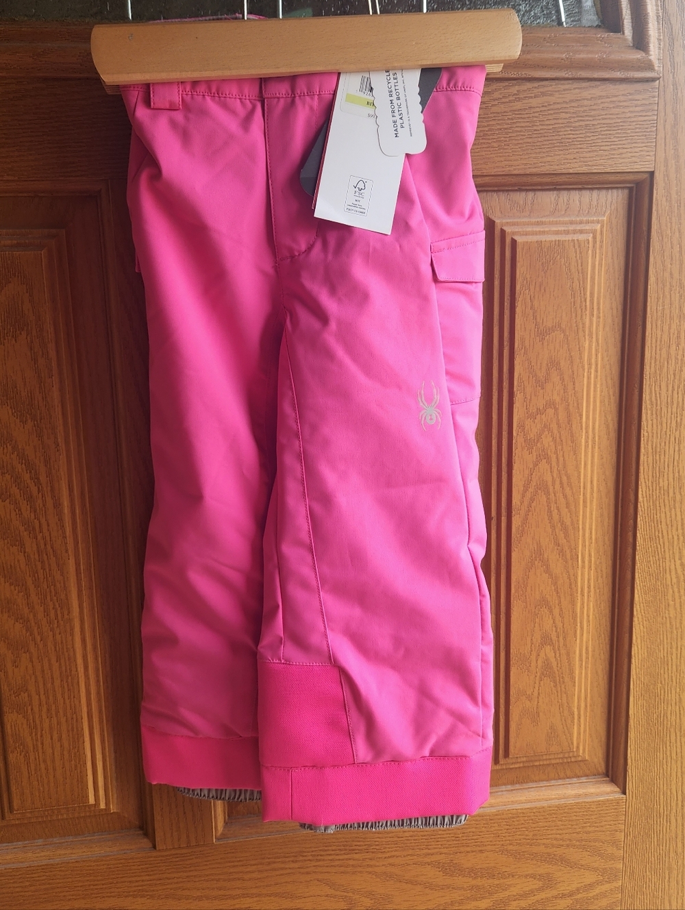 NWT Spyder Girls Olympia Insulated Ski Pants 4 Room To Grow